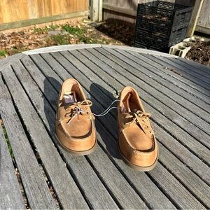 Nwt Men's Bennett Genuine Leather Loafers - Goodfellow & Co size 9 Cognac